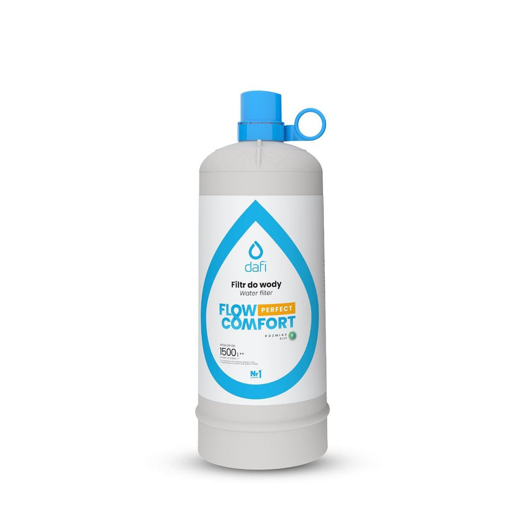 Système de filtration Dafi Flow Comfort Perfect, robinet pour eau filtrée inclus, débit du filtre jusqu'à 4,3 l/min, couleur chrome, F.FR.FIL.POD.Z.REG.BAT.1.DR