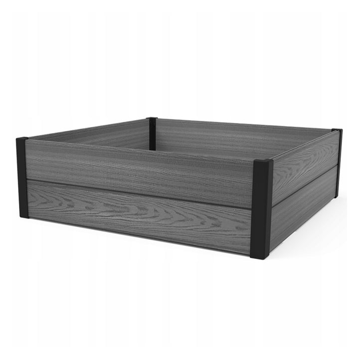 Bordure de jardin Keter Maple, plastique, couleur grise, dimensions 106 x 106 x 32 cm, résistante aux intempéries, 249298