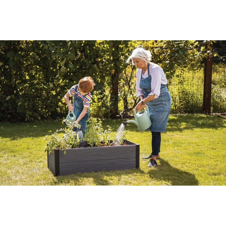 Bordure de jardin Keter Maple, plastique, couleur grise, dimensions 106 x 50 x 32 cm, résistante aux intempéries, 249296