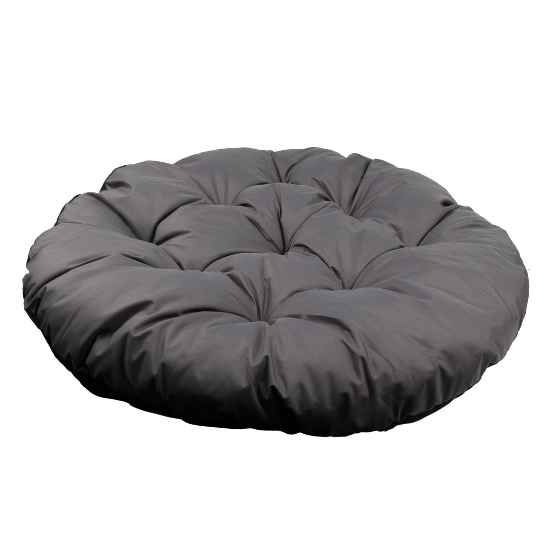 Coussin GreenBlue, gris, de jardin, motif « nid de cigogne », 110 cm, GB243 GR