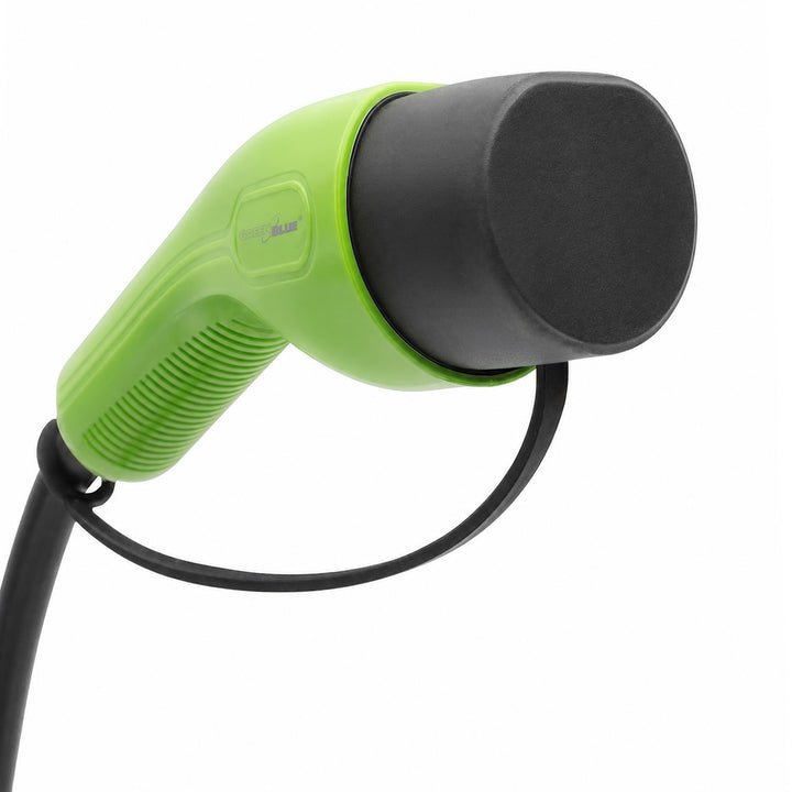 Chargeur pour véhicules électriques (EV) / hybrides rechargeables (PHEV) GreenBlue, portable, type 2, longueur de câble : 6,8 m, IP65, 11 kW, 220-380 V CA 50/60 Hz, 16 A, triphasé, GB1100
