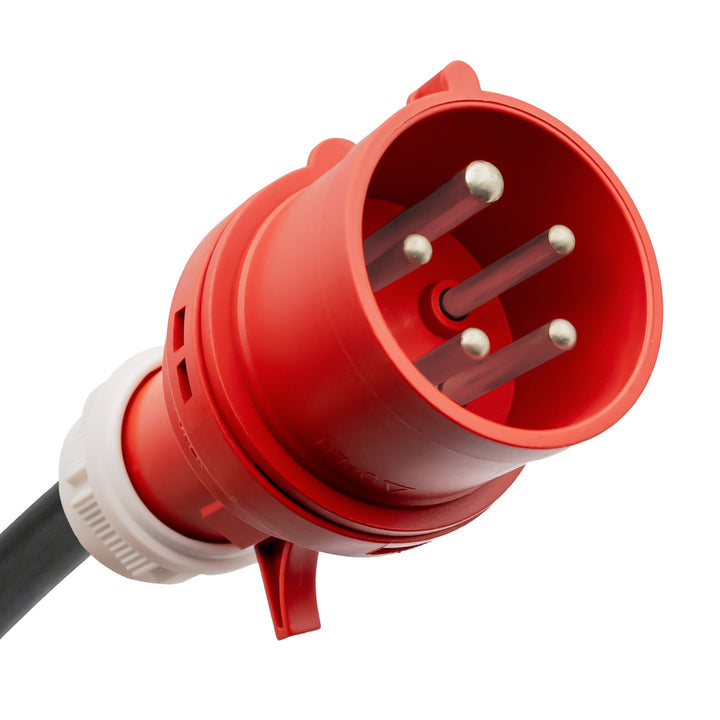 Chargeur pour véhicules électriques (EV) / hybrides rechargeables (PHEV) GreenBlue, portable, type 2, longueur de câble : 6,8 m, IP65, 11 kW, 220-380 V CA 50/60 Hz, 16 A, triphasé, GB1100