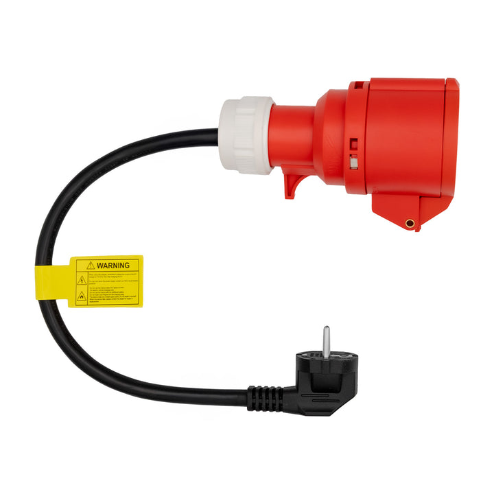 Chargeur pour véhicules électriques (EV) / hybrides rechargeables (PHEV) GreenBlue, portable, type 2, longueur de câble : 6,8 m, IP65, 11 kW, 220-380 V CA 50/60 Hz, 16 A, triphasé, GB1100