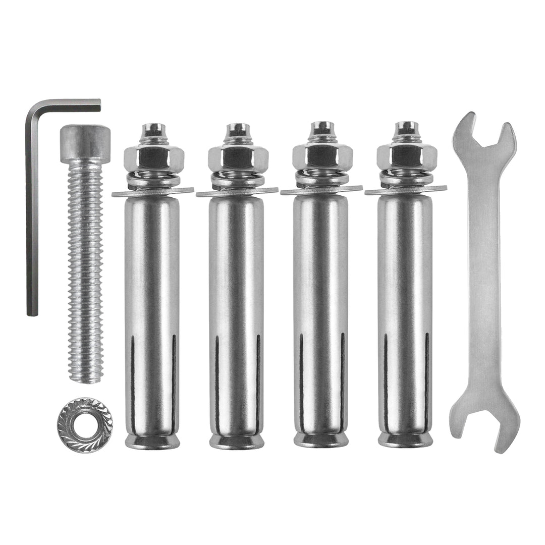 Support mural pour vélos Maclean, horizontal, en acier, charge maximale 30 kg, MC-484, lot de 3