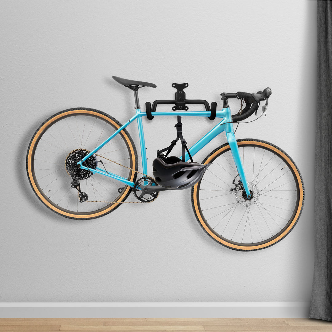 Support mural pour vélos Maclean, horizontal, en acier, charge maximale 30 kg, MC-484, lot de 4