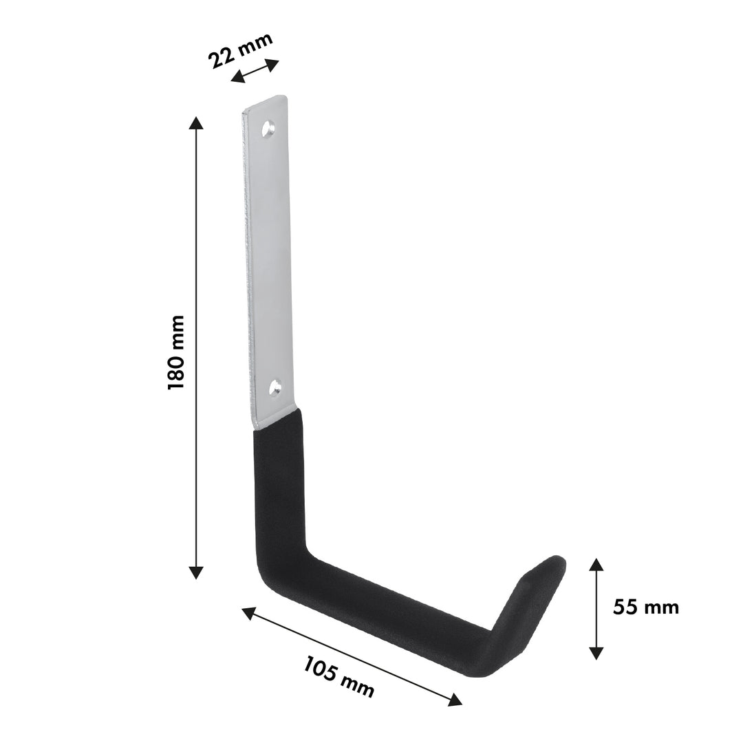 Support mural Maclean, pour pneus, roues, échelle, vélo, en acier, charge max. 10 kg, MC-480, lot de 3