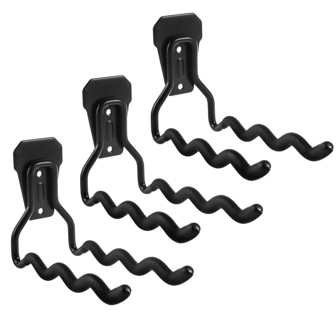 Support mural Maclean, pour outils, roues, échelle, vélo, en acier, charge max. 30 kg, MC-486, lot de 3