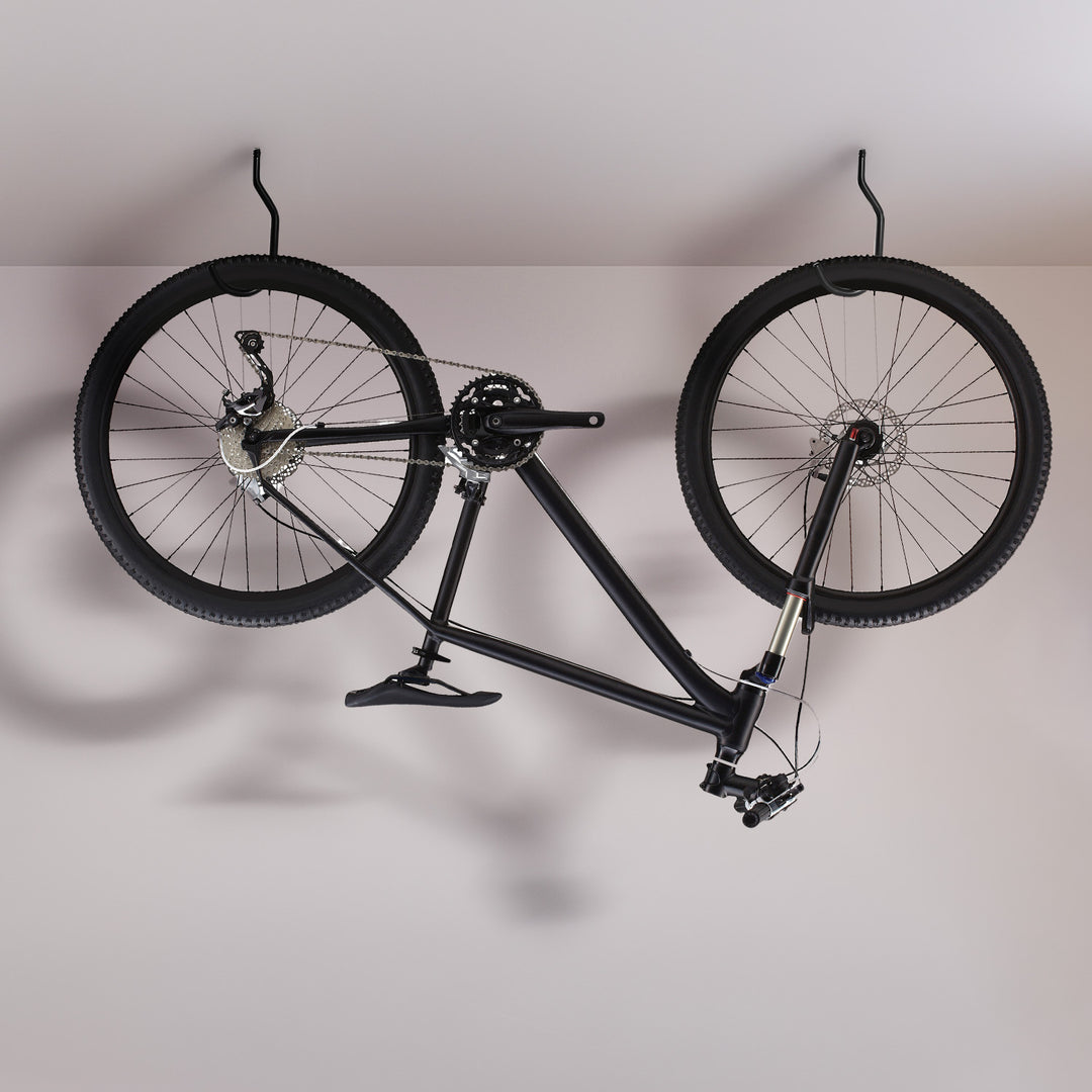 Lot de 4 crochets de plafond Maclean, pour échelle, vélo, tuyau d'arrosage, en acier, charge maximale de 10 kg par crochet, MC-485
