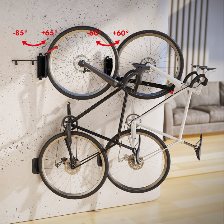 Support mural pour vélo Maclean, charge max. 35 kg, MC-499, lot de 3