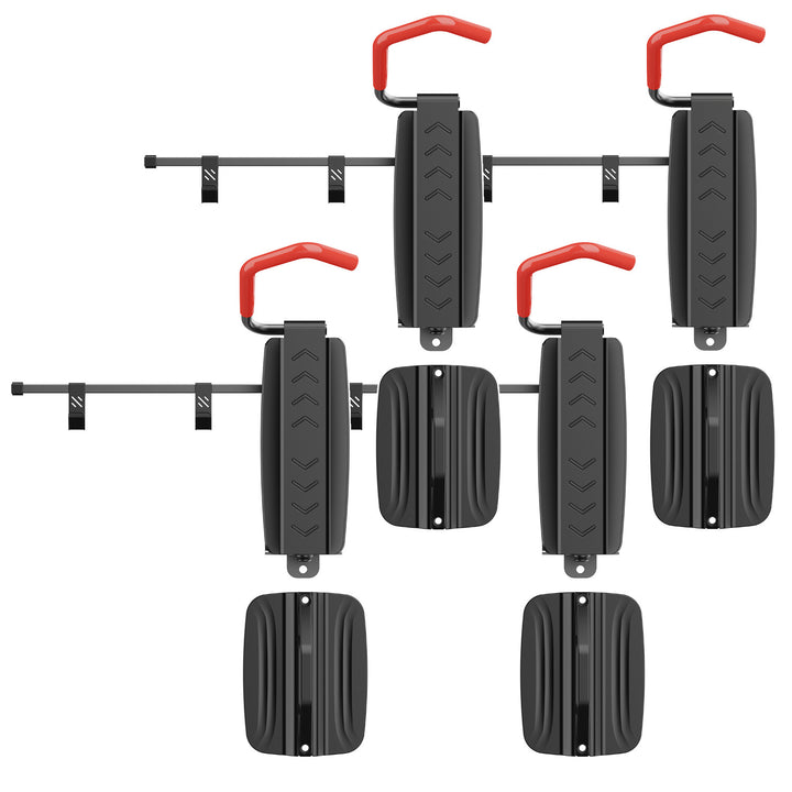 Support mural pour vélo Maclean, charge max. 35 kg, MC-499, lot de 4