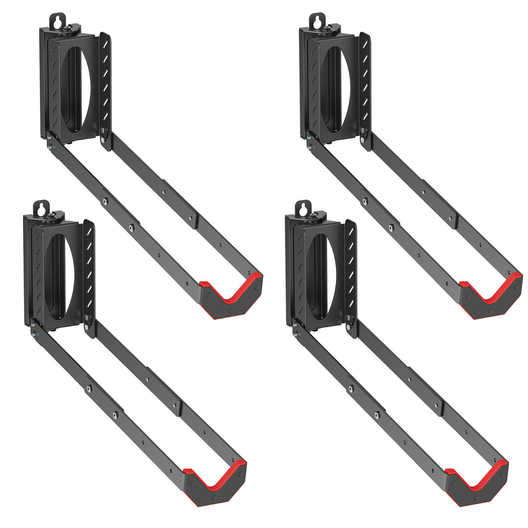 Support mural pour vélos Maclean, charge max. 35 kg, MC-498, lot de 4