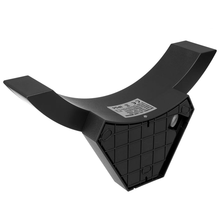 Lampe LED avec détecteur de mouvement Maclean, détecteur de mouvement infrarouge, couleur noire, 10 W, IP54, 800 lm, MCE290 B, lot de 2