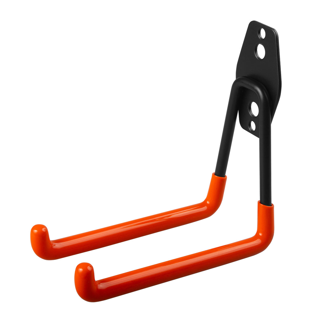 Support mural / crochet de rangement pour garage Maclean, pour pneus, outils de jardinage, échelle, tuyaux, vélo, charge max. 50 kg, MC-443, lot de 4