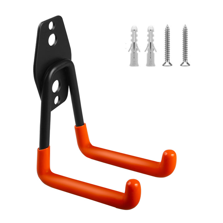 Support mural pour garage Maclean, pour pneus, outils de jardinage, échelle, tuyaux. En acier, charge max. 70 kg, MC-442, lot de 3
