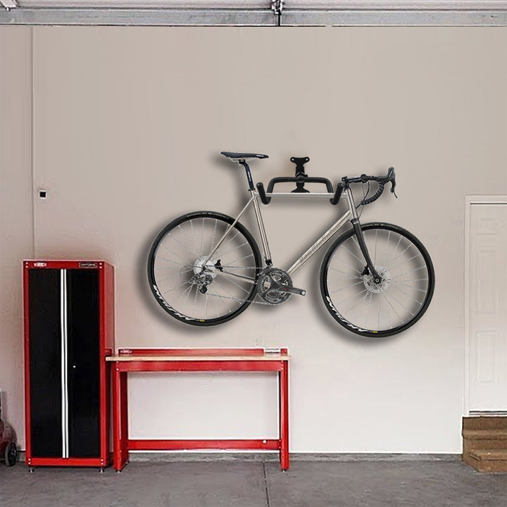 Support mural pour vélos Maclean, horizontal, en acier, charge maximale 30 kg, MC-431, lot de 4