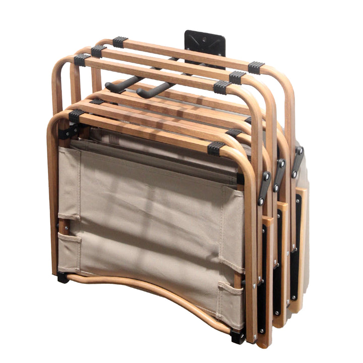 Lot de 4 supports muraux Maclean, pour outils, roues, échelle, vélo, en acier, charge max. 70 kg, MC-436