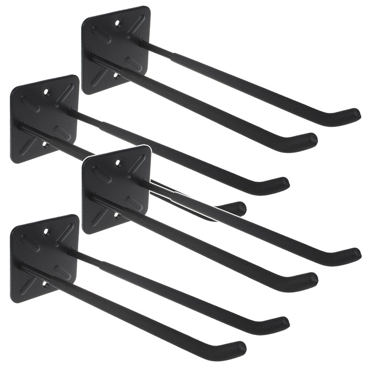 Lot de 4 supports muraux Maclean, pour outils, roues, échelle, vélo, en acier, charge max. 70 kg, MC-436