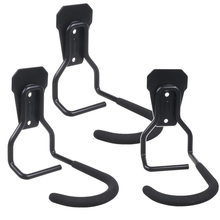 Support mural pour vélo Maclean, vertical, en acier, charge maximale 20 kg, MC-433, lot de 3