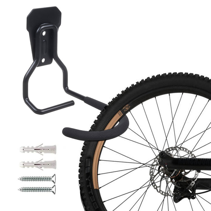 Support mural pour vélos Maclean, vertical, en acier, charge maximale 20 kg, MC-433, lot de 4