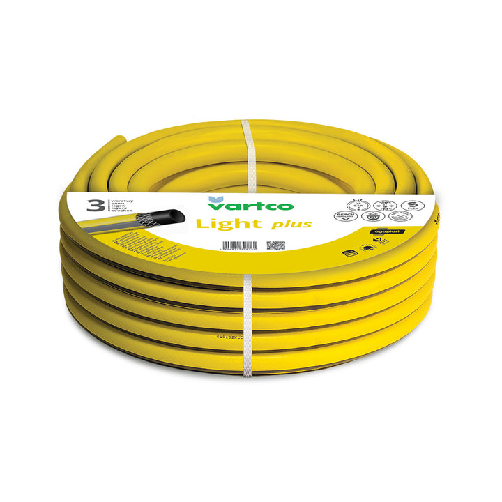 Tuyau d'arrosage Vartco, 3 couches, souple, diamètre 1 pouce, longueur 20 m, Light Plus