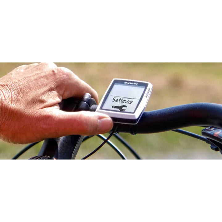 Compteur de vélo Sigma BC 12.0 WL, étanche, résistant aux intempéries, grand écran lisible, 12 fonctions