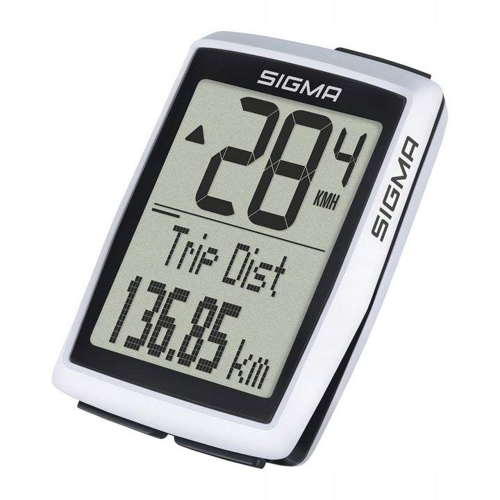 Compteur de vélo Sigma BC 12.0 WL, étanche, résistant aux intempéries, grand écran lisible, 12 fonctions
