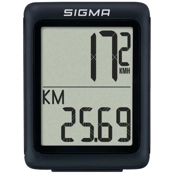Compteur de vélo Sigma BC 5.0 WR, étanche, résistant aux intempéries, grand écran lisible, 5 fonctions de base