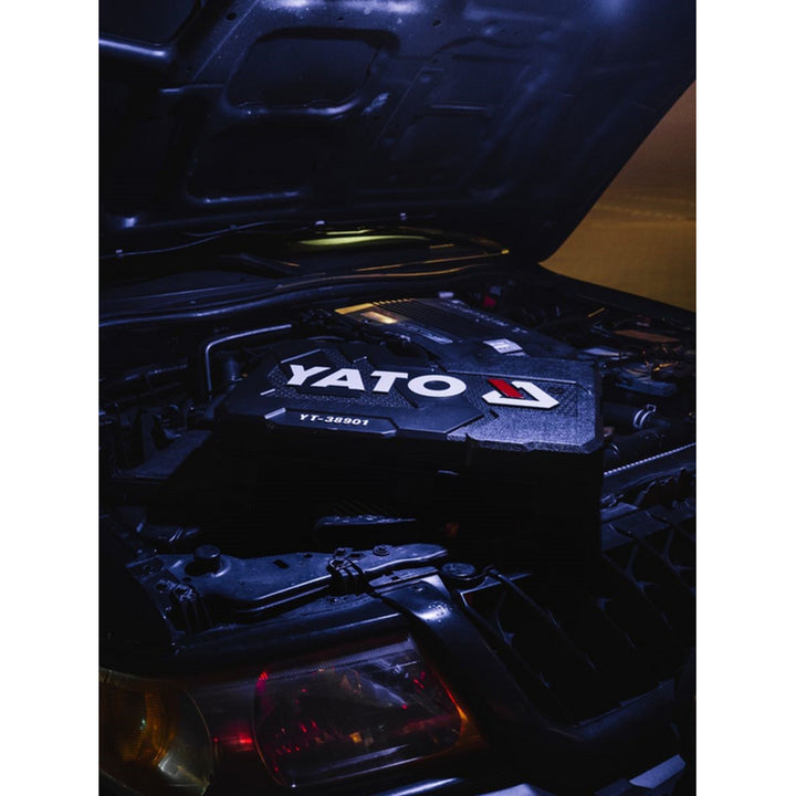 Coffret d'outils professionnel Yato, 122 pièces (clés à douille, douilles, tournevis, marteau), tournevis à embouts magnétiques et trempés, YT-38901
