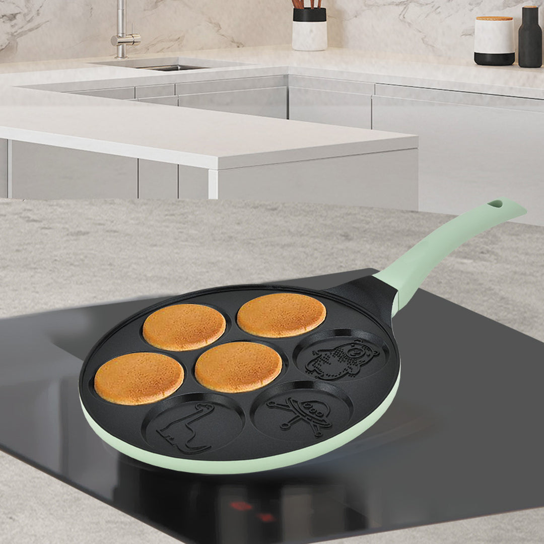 Poêle à crêpes Maestro, motif personnages de contes, diamètre 26 cm, revêtement antiadhésif, poignée en silicone, compatible avec tous les types de cuisinières, MR-1222-D