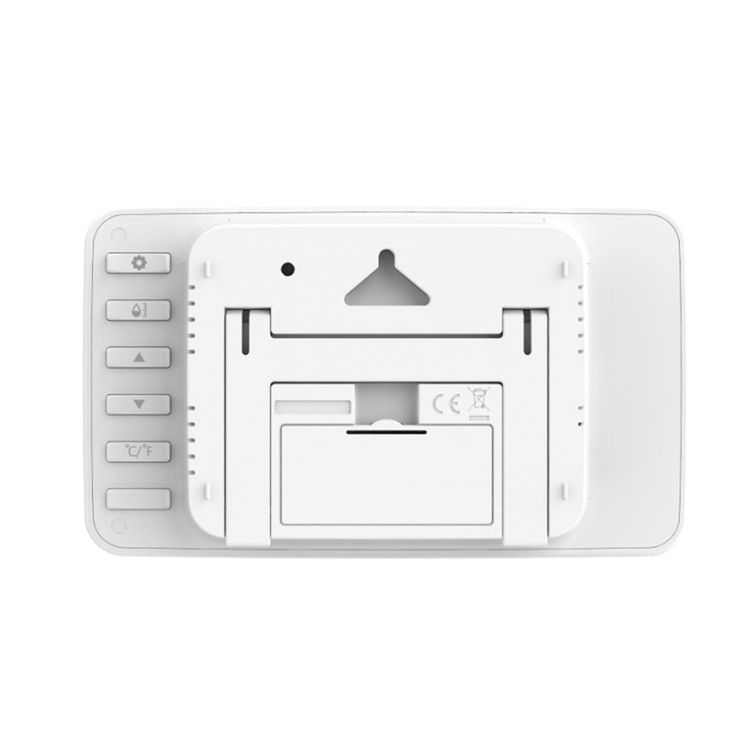 Station météo sans fil GreenBlue, température et humidité (intérieur/extérieur), horloge/réveil/date, °C / °F, portée jusqu'à 60 m, GB442 W