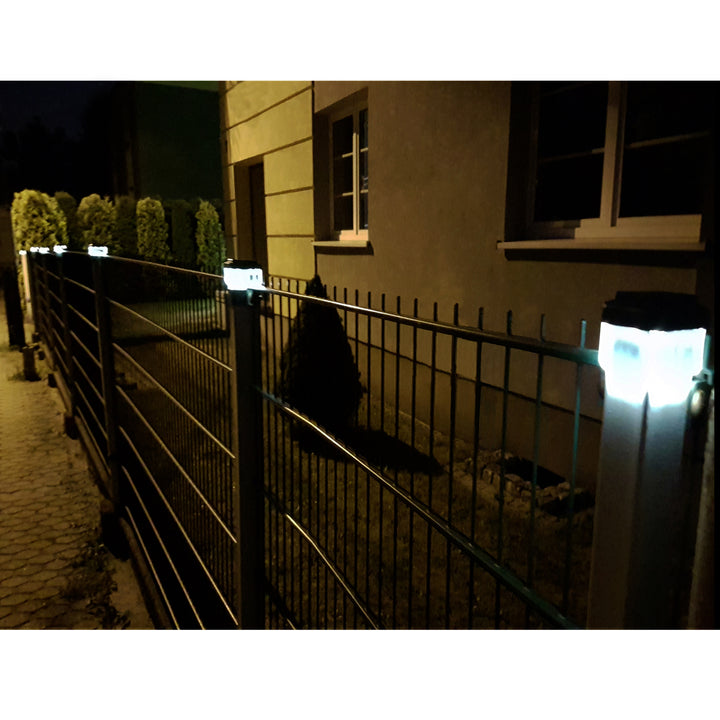 Lampe solaire LED sur poteau GreenBlue, 60 x 40 mm, auvent en forme d'enveloppe, GB125, 2 pièces