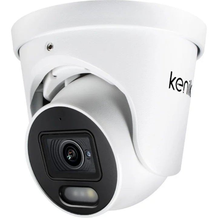 Caméra IP Kenik, résolution de 5 MP à 20 images par seconde, analyse intelligente de l'image, projecteur Smart IR, microphone intégré, boîtier dôme, KG-530DPA-L-G