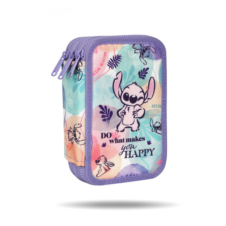 Ensemble scolaire Stitch Coolpack, sac à dos Jerry à deux compartiments (15 pouces), trousse Jumper 3 et sac de sport pour chaussures