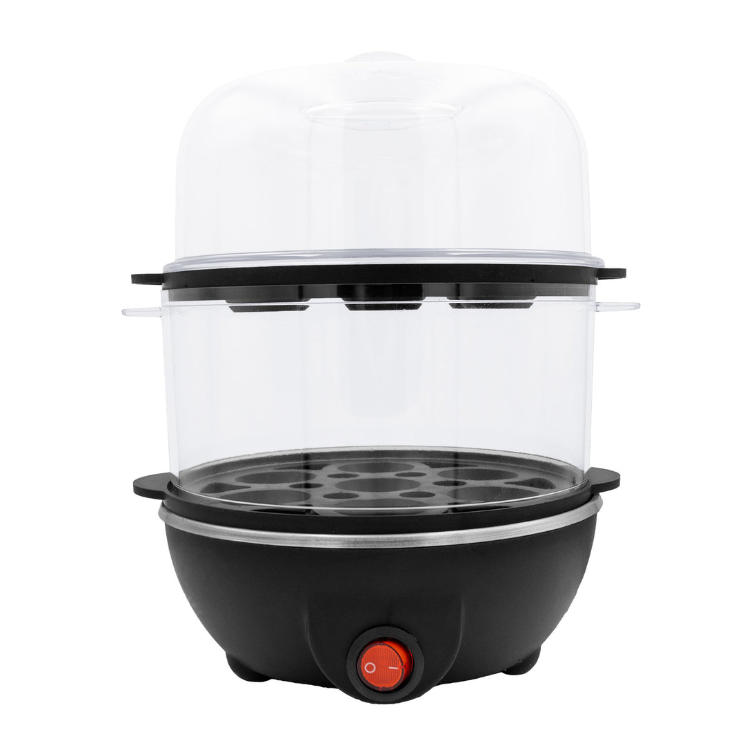 Cuisinière à œufs à 2 niveaux pour 14 œufs GreenBlue, puissance 350 W, jusqu'à 14 œufs, 220-240 V~, 50/60 Hz, GB358
