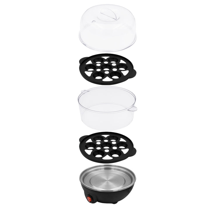 Cuisinière à œufs à 2 niveaux pour 14 œufs GreenBlue, puissance 350 W, jusqu'à 14 œufs, 220-240 V~, 50/60 Hz, GB358