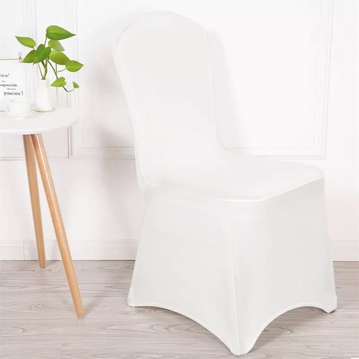 Housse pour chaise de restauration blanche GreenBlue, 88 x 50 x 45 cm, spandex, GB374, lot de 4
