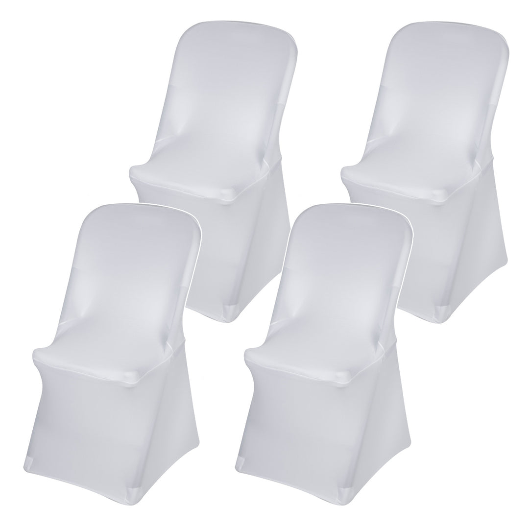 Housse pour chaise de restauration blanche GreenBlue, 88 x 50 x 45 cm, spandex, GB374, lot de 4