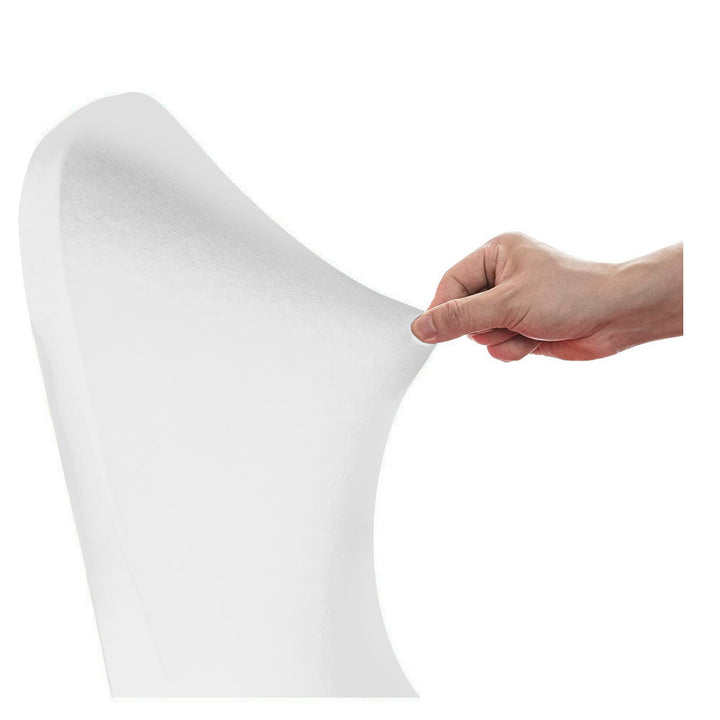 Housse pour chaise de restauration blanche GreenBlue, 88 x 50 x 45 cm, spandex, GB374, lot de 2
