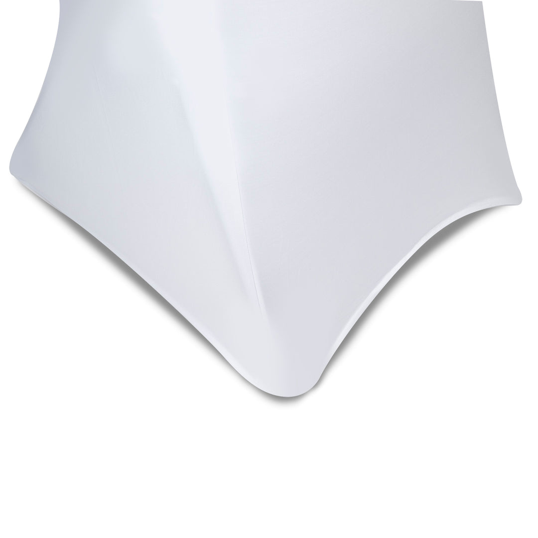 Housse pour chaise de restauration blanche GreenBlue, 88 x 50 x 45 cm, spandex, GB374, lot de 2