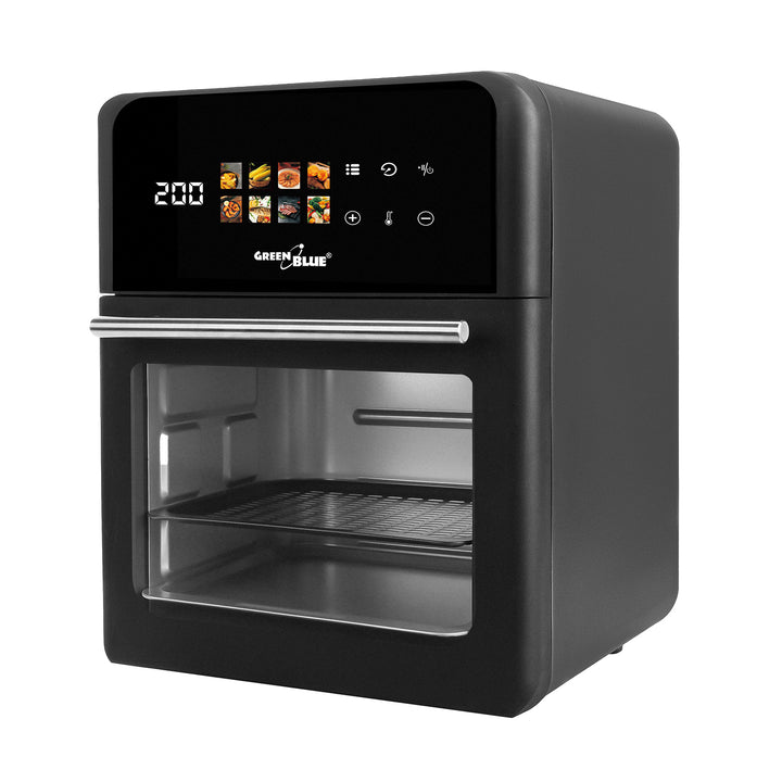 Friteuse sans huile AIR FRYER GreenBlue, puissance 1800 W, capacité 10 l, 8 programmes, accessoires, minuterie, GB950 + 100 sachets en papier de 16 cm