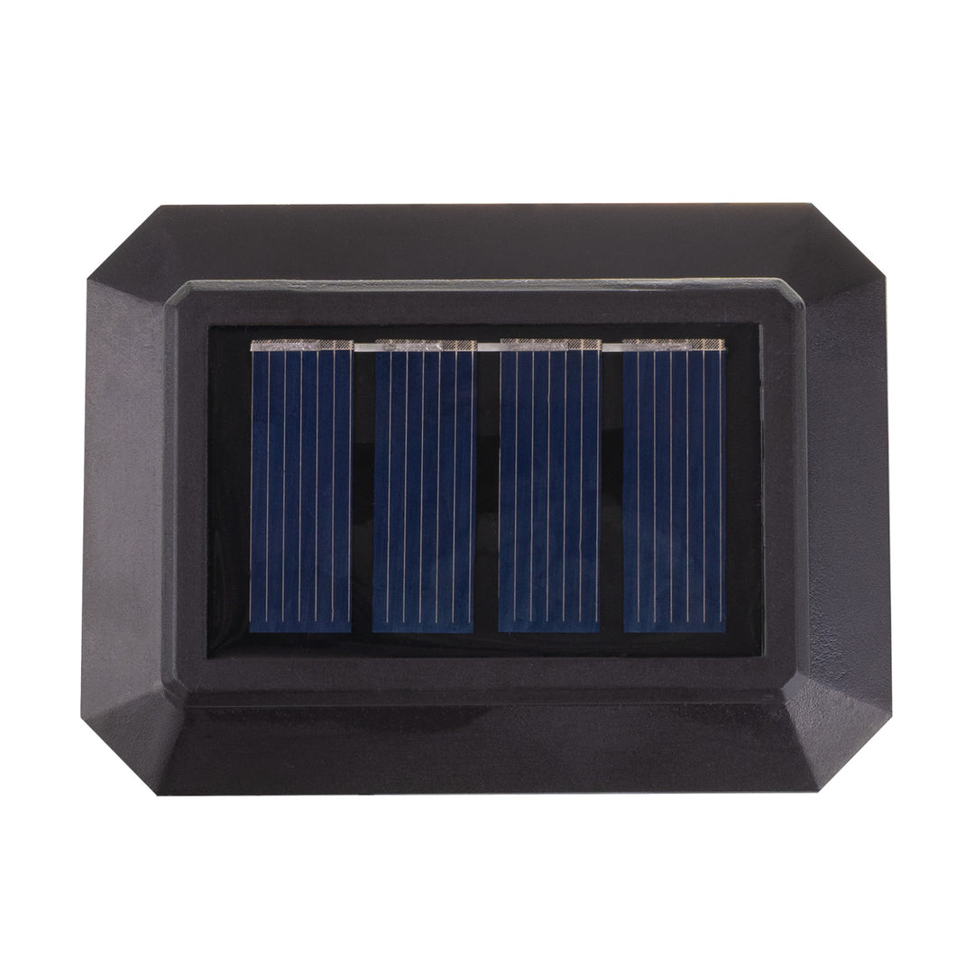 Lampe solaire LED sur poteau GreenBlue, 60 x 40 mm, capot en forme d'enveloppe, 3200 K, GB125 WW, lot de 2