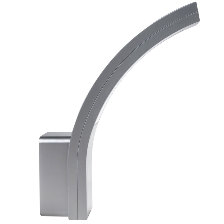 Lampe LED d'extérieur Maclean, 800 lm, IP54, 10 W, lumière blanche naturelle (4000 K), couleur argent, MCE343 SV, lot de 2