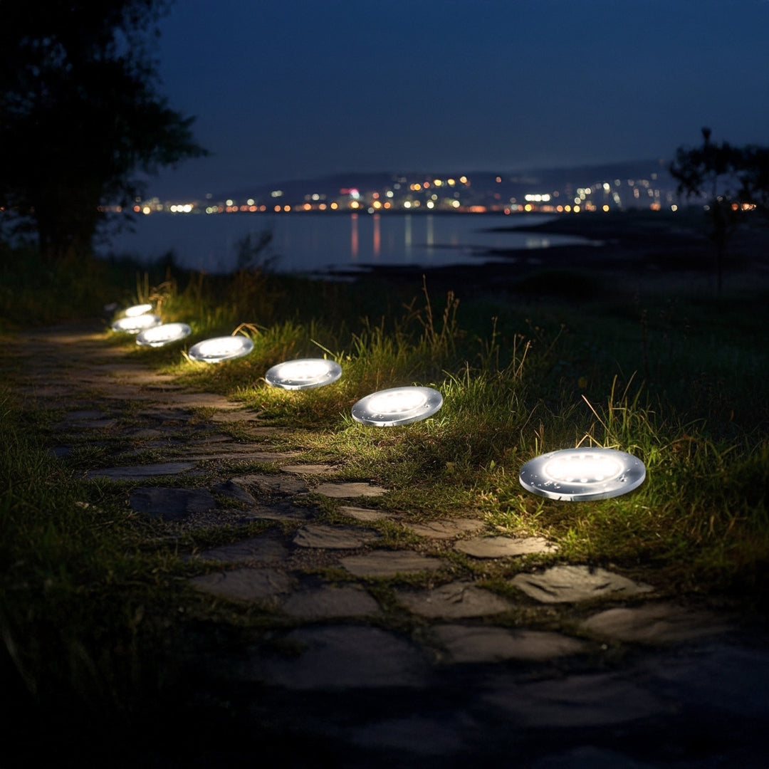 Lampe solaire LED de jardin à détection de mouvement Maclean IP44, 12 LED SMD, 4000 K, Ni-MH 600 mAh, 0,7 W, MCE318, lot de 4
