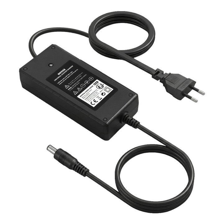 Chargeur universel / Bloc d'alimentation Maclean Energy, pour trottinettes électriques, 42 V CC, 2 A, 85 W max., recharge rapide, 6 fiches, MCE667