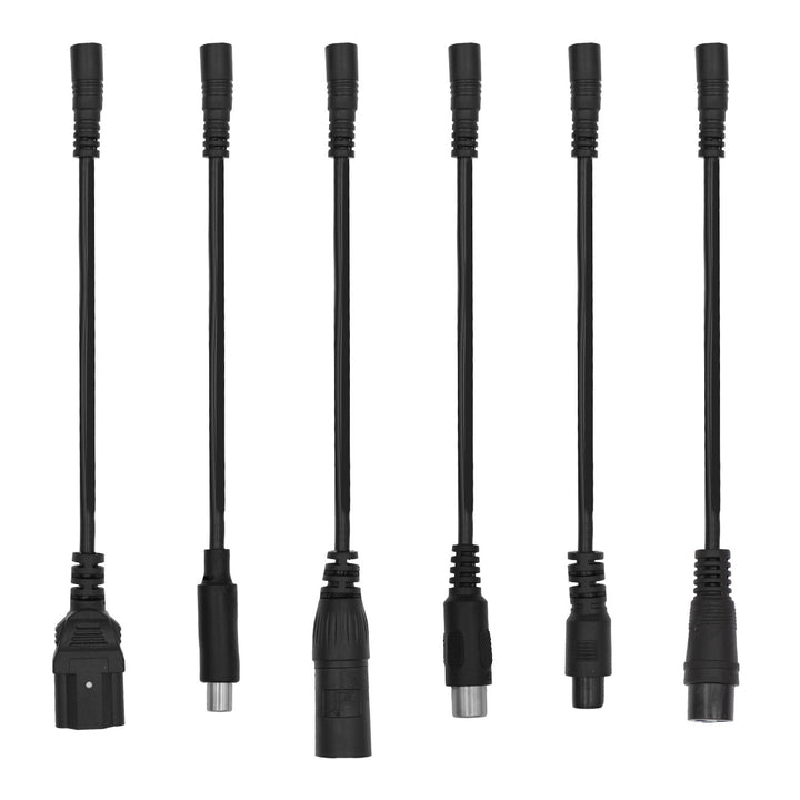 Chargeur universel / Bloc d'alimentation Maclean Energy, pour trottinettes électriques, 42 V CC, 2 A, 85 W max., recharge rapide, 6 fiches, MCE667