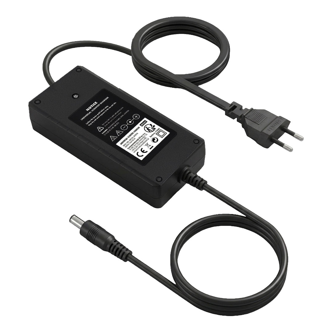 Chargeur universel / Bloc d'alimentation Maclean Energy, pour trottinettes électriques, 54,6 V CC, 2 A, 110 W max., recharge rapide, 6 fiches, MCE665