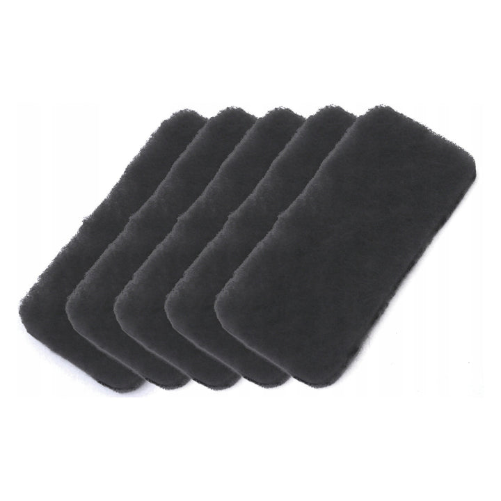 Poubelle pour déchets organiques, capacité 4,5 litres, noire avec couvercle marron, Mini Bini + 5 filtres à charbon Practic