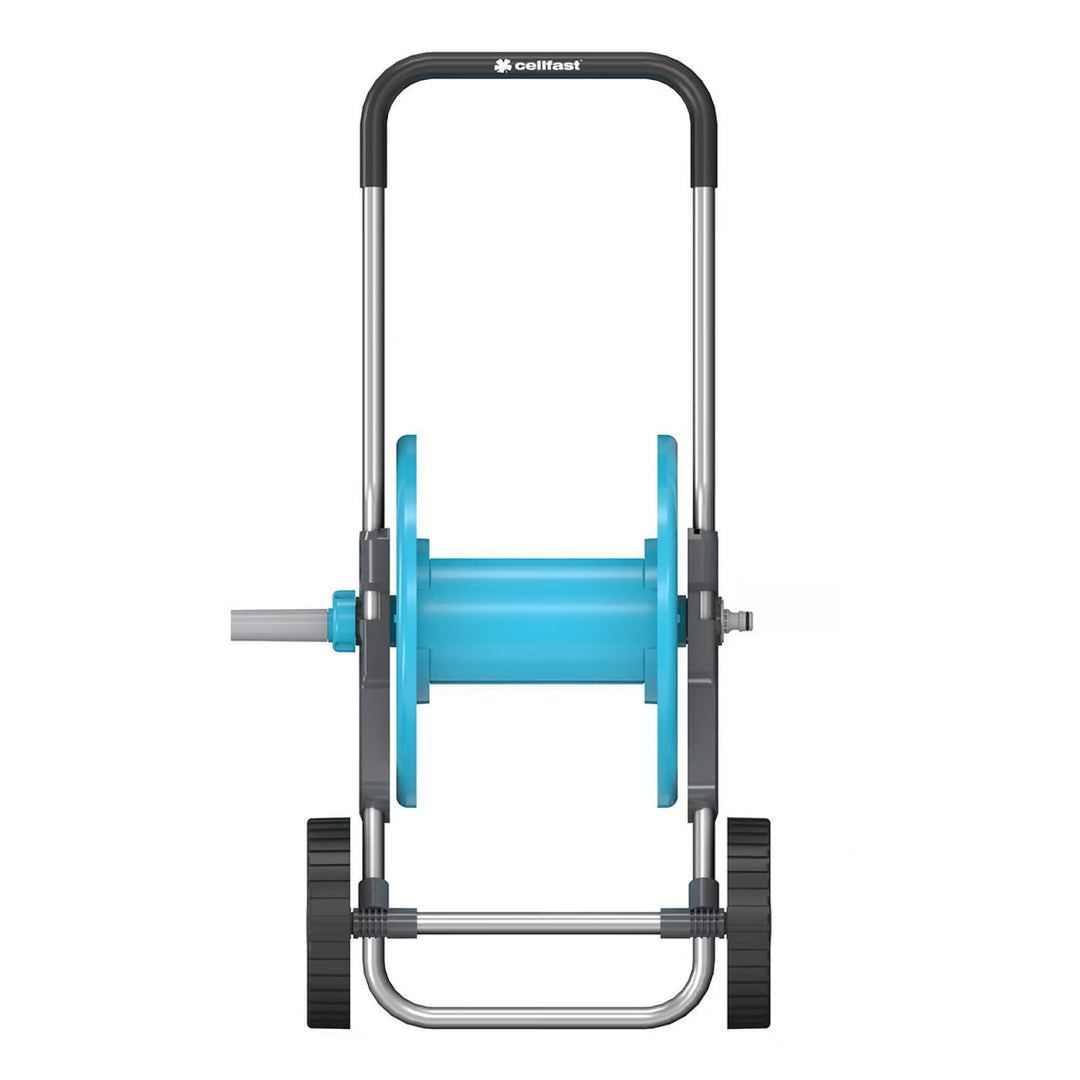 Chariot pour tuyau Cellfast Aluplus 1/2" 60 m + tuyau d'arrosage Cellfast Plus 1/2" 50 m