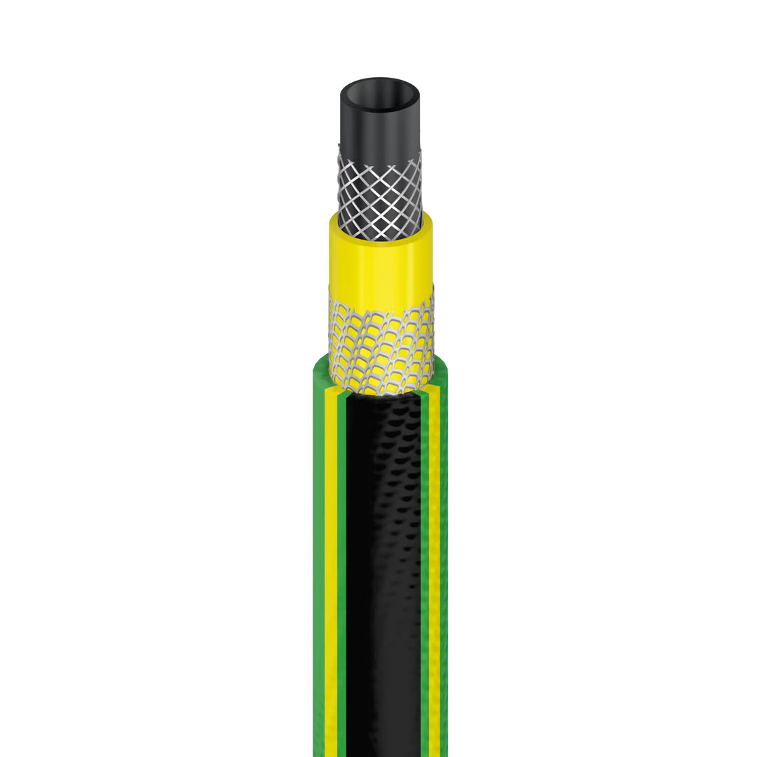 Chariot pour tuyau Cellfast Aluplus 1/2" 60 m + tuyau d'arrosage Cellfast Green ATS2 1/2" 50 m + kit avec arroseur droit Cellfast Basic 1/2"