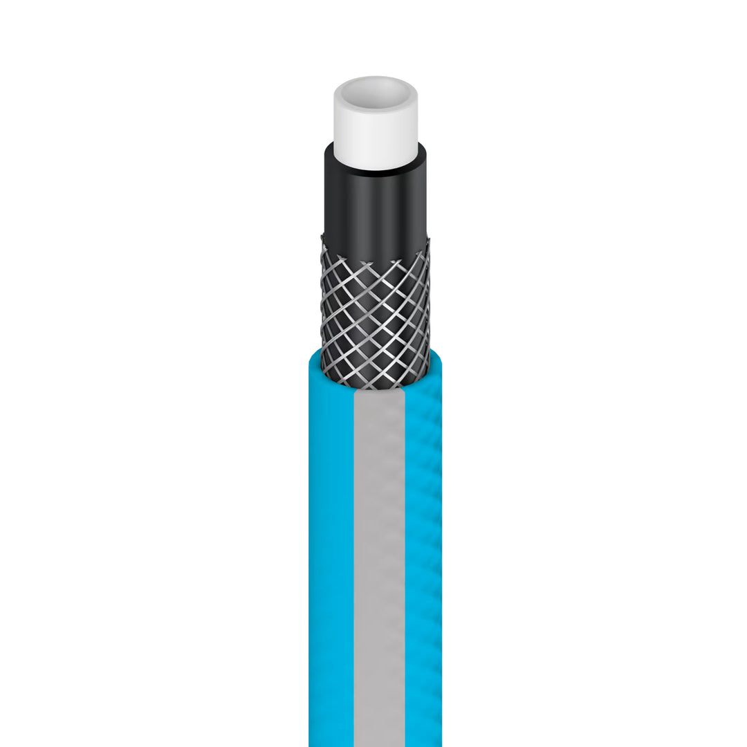 Chariot pour tuyau Cellfast Aluplus 1/2" 60 m + Tuyau d'arrosage Cellfast IDEAL 1/2" 20 m + Kit avec arroseur droit Cellfast Basic 1/2"